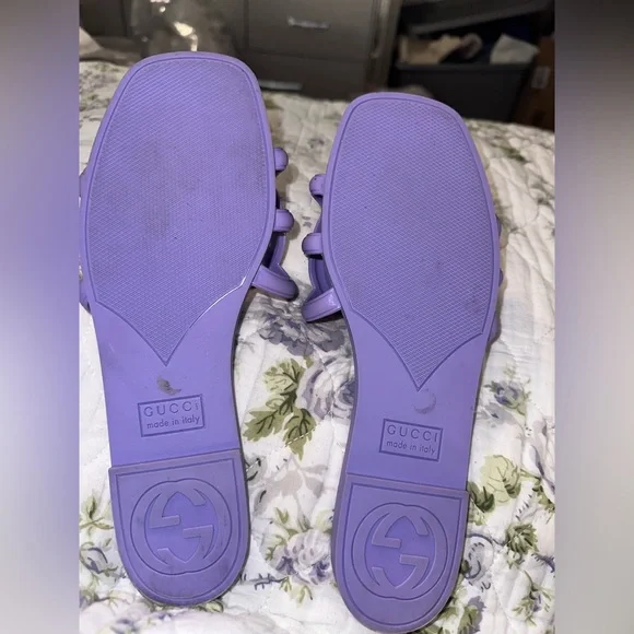 ๐ฅGUCCI ๐Women's Interlocking G slide sandal-IN GUCCI NOW @$550! Gorg! Sz 38/8 - Picture 2 of 16